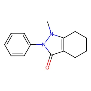3-Indazolinone, 4,5,6,7-tetrahydro-1-methyl-2-phenyl- structure