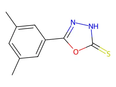 5-(3,5-Dimethylphenyl)-1,3,4-oxadiazole-2-thiol structure
