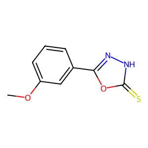 5-(3-Methoxyphenyl)-1,3,4-oxadiazole-2-thiol structure