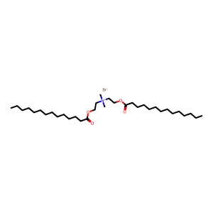 dimethyl-bis(2-tetradecanoyloxyethyl)azanium bromide structure
