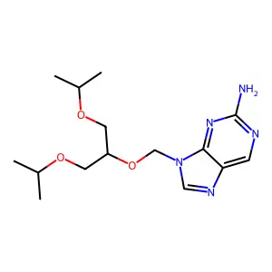 Rociclovir structure