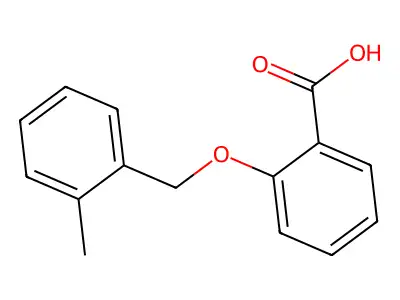 2-[(2-Methylphenyl)methoxy]benzoic acid structure