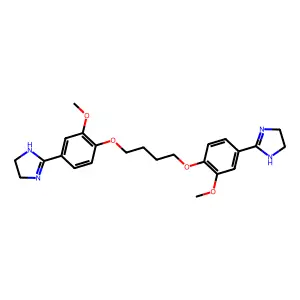 Pentamidine analog structure