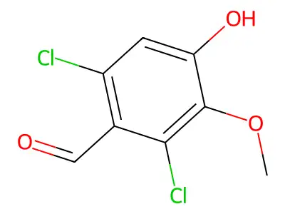 Benzaldehyde, 2,6-dichloro-4-hydroxy-3-methoxy- structure
