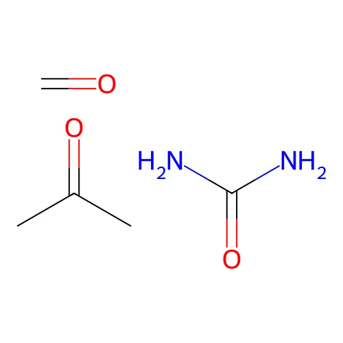 Formaldehyde;propan-2-one;urea structure