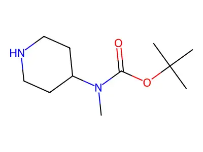 4-N-Boc-4-N-Methyl-aminopiperidine structure