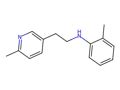 [2-(6-Methyl-pyridin-3-yl)-ethyl]-o-tolyl-amine structure
