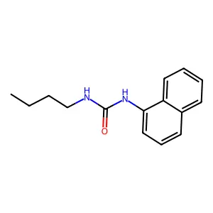 1-Butyl-3-(1-naphthyl)urea structure