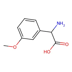 (2S)-2-amino-2-(3-methoxyphenyl)acetic acid structure