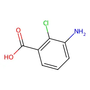 3-Amino-2-chlorobenzoic acid structure