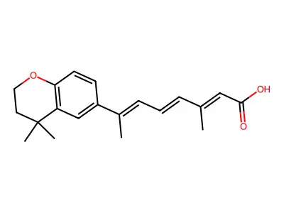 7-(4,4-Dimethyl-2,3-dihydrochromen-6-yl)-3-methylocta-2,4,6-trienoic acid structure