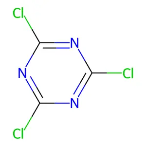 Cyanuric chloride structure