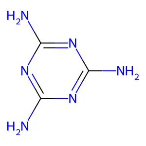 Melamine structure