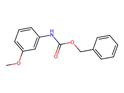 Benzyl (3-methoxyphenyl)carbamate structure