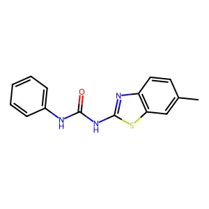 1-(6-Methyl-benzothiazol-2-yl)-3-phenyl-urea structure