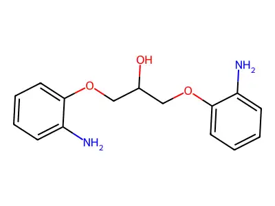 2-Propanol, 1,3-bis(o-aminophenoxy)- structure