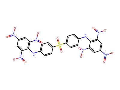 4-(N-(2,4,6-Trinitrophenyl)amino)phenyl sulfone structure