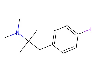N,N-dimethyl-4-iodophentermine structure
