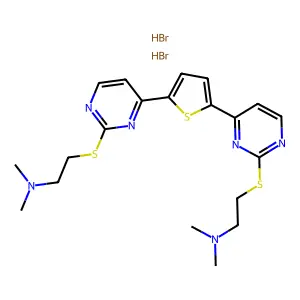 C20H26N6S3.2BrH structure