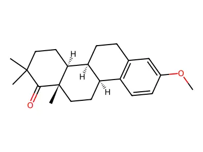 16,16-Dimethyl-D-homo-8-isoestrone methyl ester structure