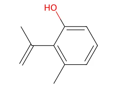 Phenol, 3(or 5)-methyl-2-(2-propen-1-yl)- structure