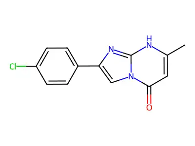 2-(4-Chlorophenyl)-7-methylimidazo[1,2-a]pyrimidin-5-ol structure