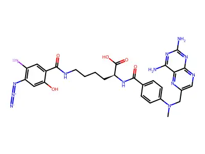 Lysine-iodosalicylyl-methotrexate structure