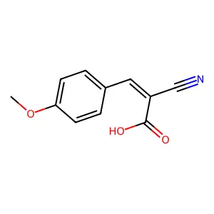 4-Methoxybenzalcyanoacetic acid structure