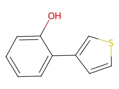 2-(Thiophen-3-yl)phenol structure