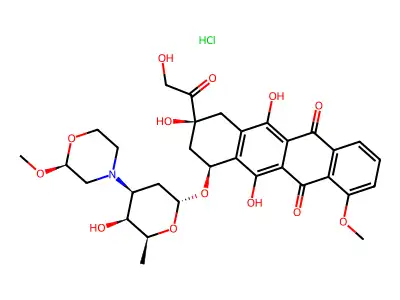 Nemorubicin structure