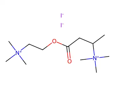 Ammonium, (2-carboxy-1-methylethyl)trimethyl-, iodide, ester with choline iodide structure
