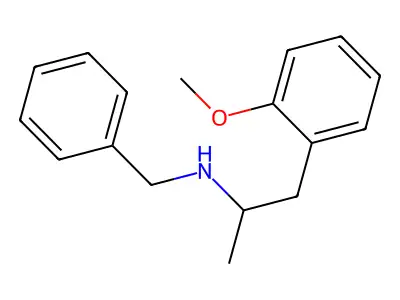 Benzyl[1-(2-methoxyphenyl)propan-2-yl]amine structure