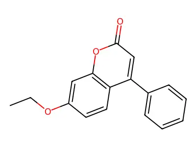 7-ethoxy-4-phenyl-2H-chromen-2-one structure