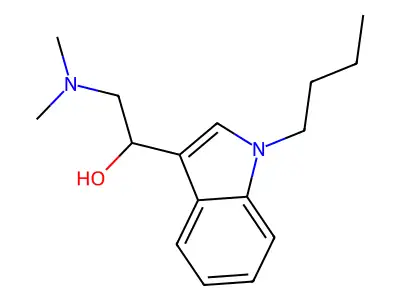 1-(1-Butyl-1H-indol-3-yl)-2-(dimethylamino)ethan-1-ol structure