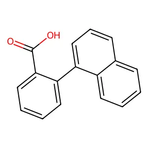 2-(Naphthalen-1-yl)benzoic acid structure