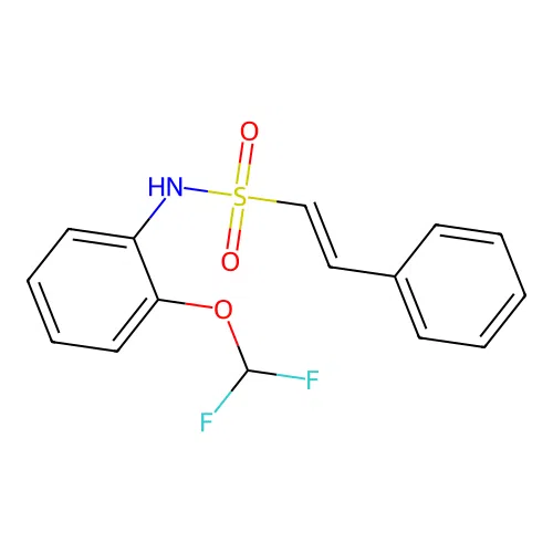 N-[2-(difluoromethoxy)phenyl]-2-phenylethene-1-sulfonamide structure