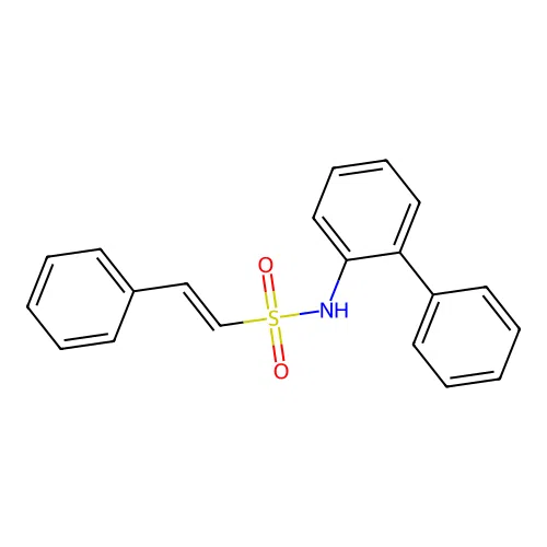 N-{[1,1'-biphenyl]-2-yl}-2-phenylethene-1-sulfonamide structure