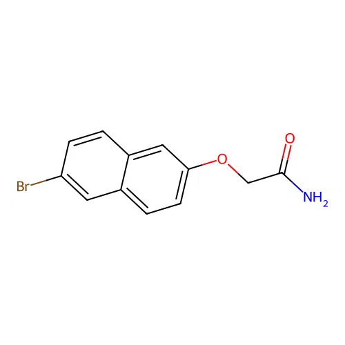 2-(6-Bromonaphthalen-2-yl)oxyacetamide structure