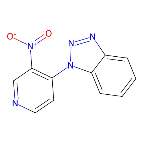 1-(3-Nitro-4-pyridinyl)benzotriazole structure