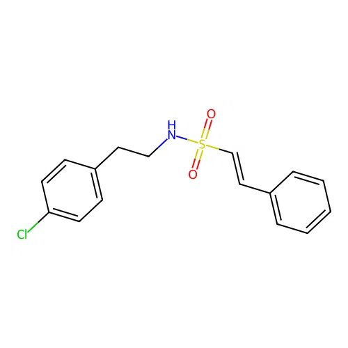 N-[2-(4-chlorophenyl)ethyl]-2-phenylethene-1-sulfonamide structure
