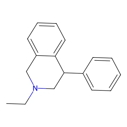 2-Ethyl-4-phenyl-1,2,3,4-tetrahydro-isoquinoline structure