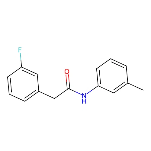 2-(3-fluorophenyl)-N-(3-methylphenyl)acetamide structure