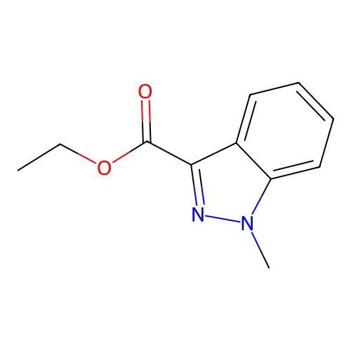 Ethyl 1-methyl-1H-indazole-3-carboxylate structure