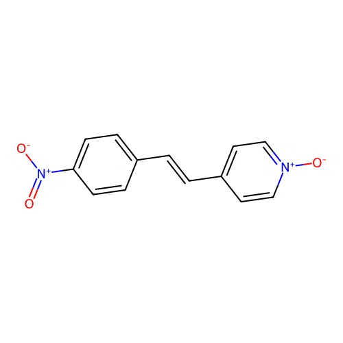 4-(4-nitrostyryl)pyridine N-oxide structure