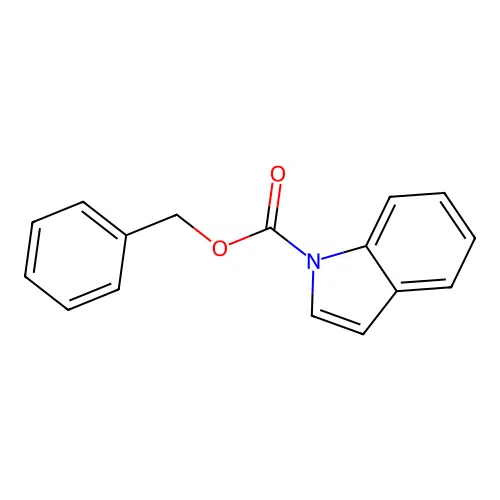 1H-Indole-1-carboxylic acid, phenylmethyl ester structure