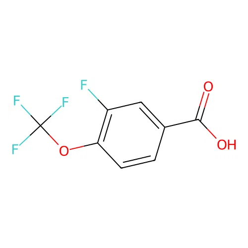 3-Fluoro-4-(trifluoromethoxy)benzoic acid structure