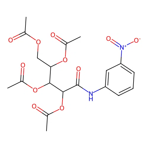 5-((3-Nitrophenyl)amino)-5-oxopentane-1,2,3,4-tetrayl tetraacetate structure