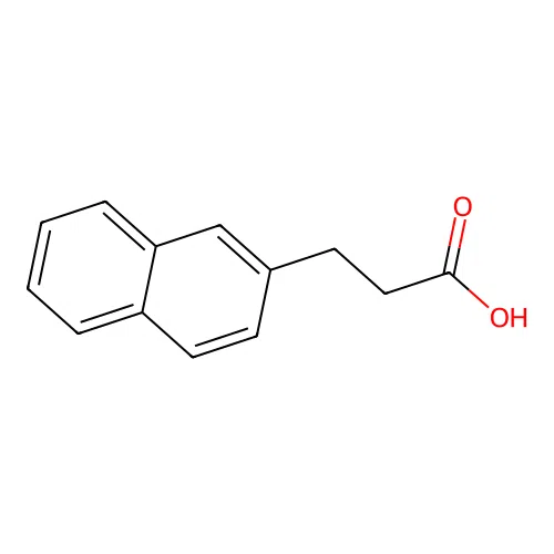 3-(Naphthalen-2-yl)propanoic acid structure