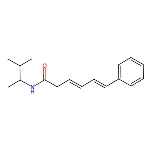 3,5-Hexadienamide, N-(1,2-dimethylpropyl)-6-phenyl-, (E,E)- structure