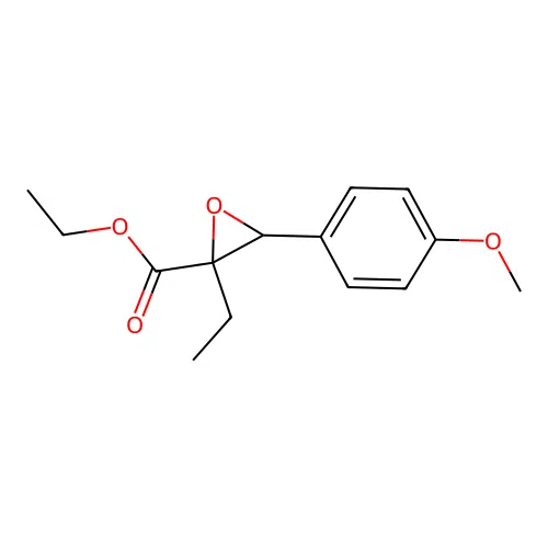 Ethyl 2-ethyl-3-(4-methoxyphenyl)oxirane-2-carboxylate structure
